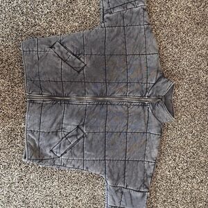 Forever 21 Charcoal Quilted Vest